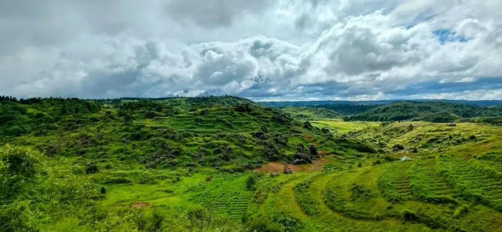 spectacular green hills Meghalaya