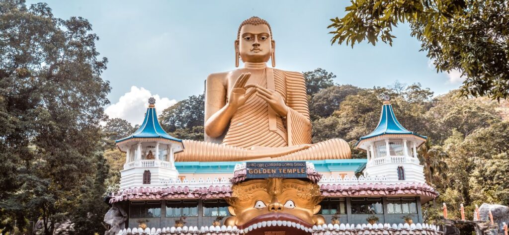 Dambulla Cave Temple, also known as the Golden Temple of Dambulla
